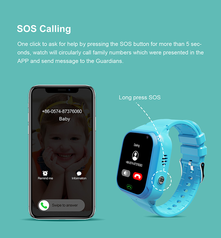  Video Call Smart Watch for Kids